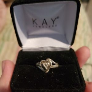 Heart shaped ring from Kay Jewlers